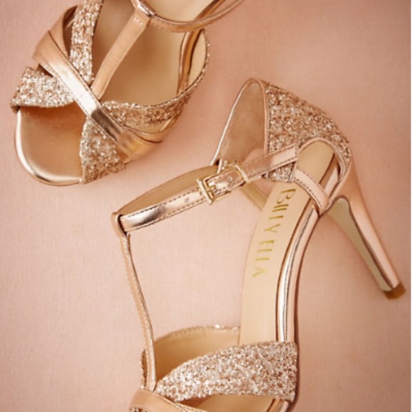 🌟EUC🌟Billy Ella Rose Gold Heels - Picture 6 of 6
